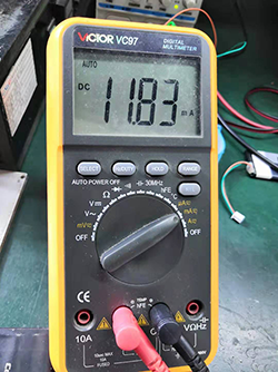 實(shí)測(cè)接收電流