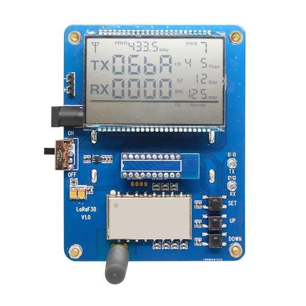 LoRa無線模塊LoRaF30的DEMO功能演示板